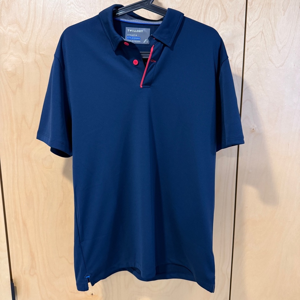 Twillory 	Performance Polo - Contrasts - L / Navy Red Contrast